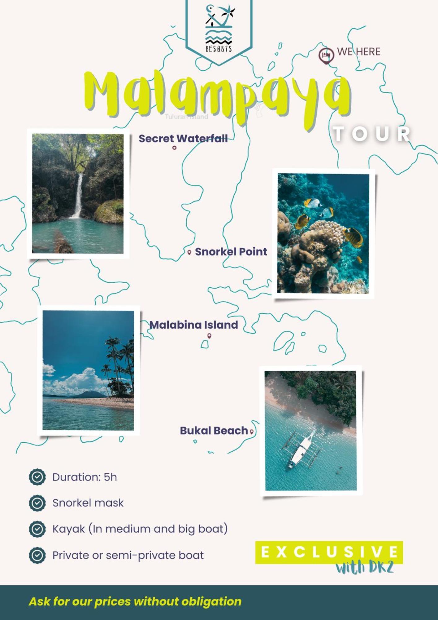 Dk2 Resort - Hidden Natural Beach Spot - Direct Tours & Fast Internet El Nido Εξωτερικό φωτογραφία